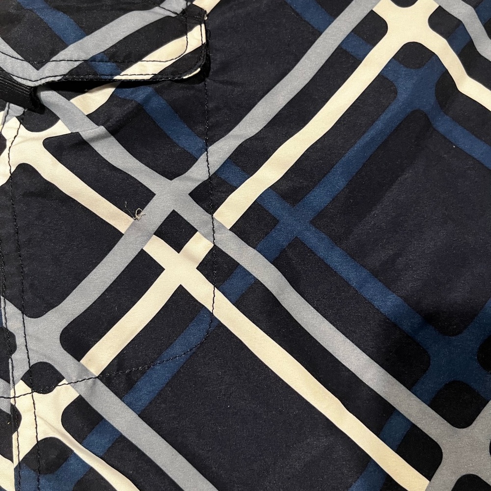 Nautica Men's Navy Plaid Swim Shorts - Picture 3 of 7